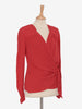 Vintage shirt in red synthetic fabric