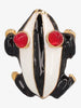 Kenneth Jay Lane Striped Frog Brooch CVR24.1.132  Kenneth Jay Lane 
