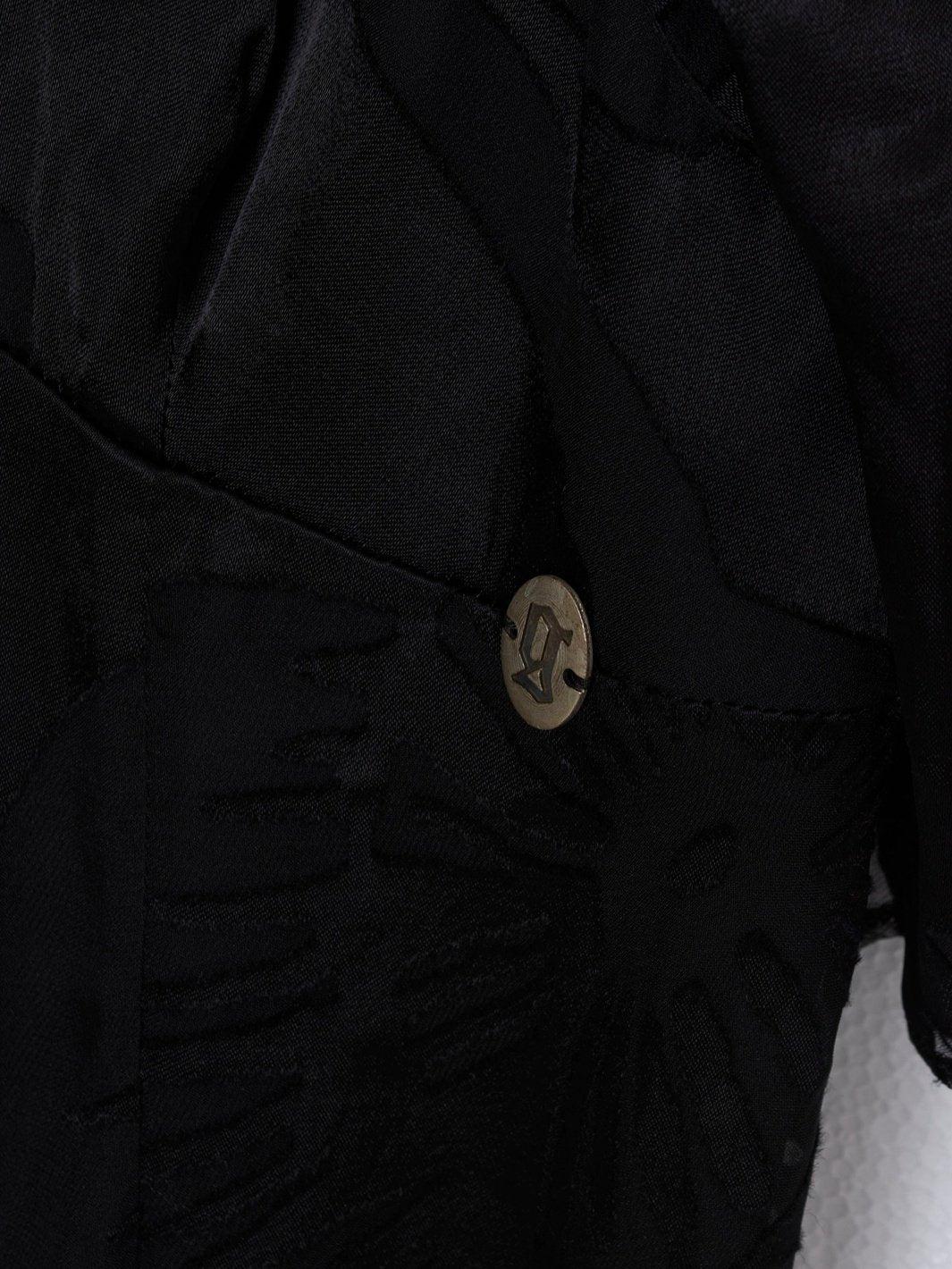 Y2K John Galliano black dress in silk blend W22062109  Galliano 