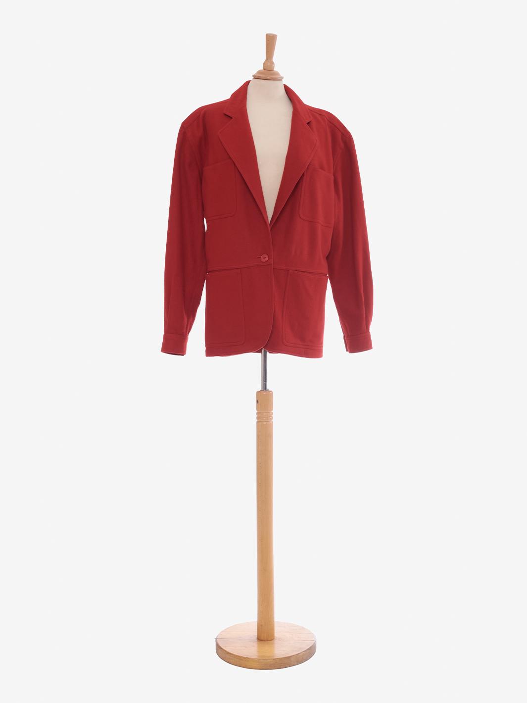 Trussardi 红色羊毛夹克