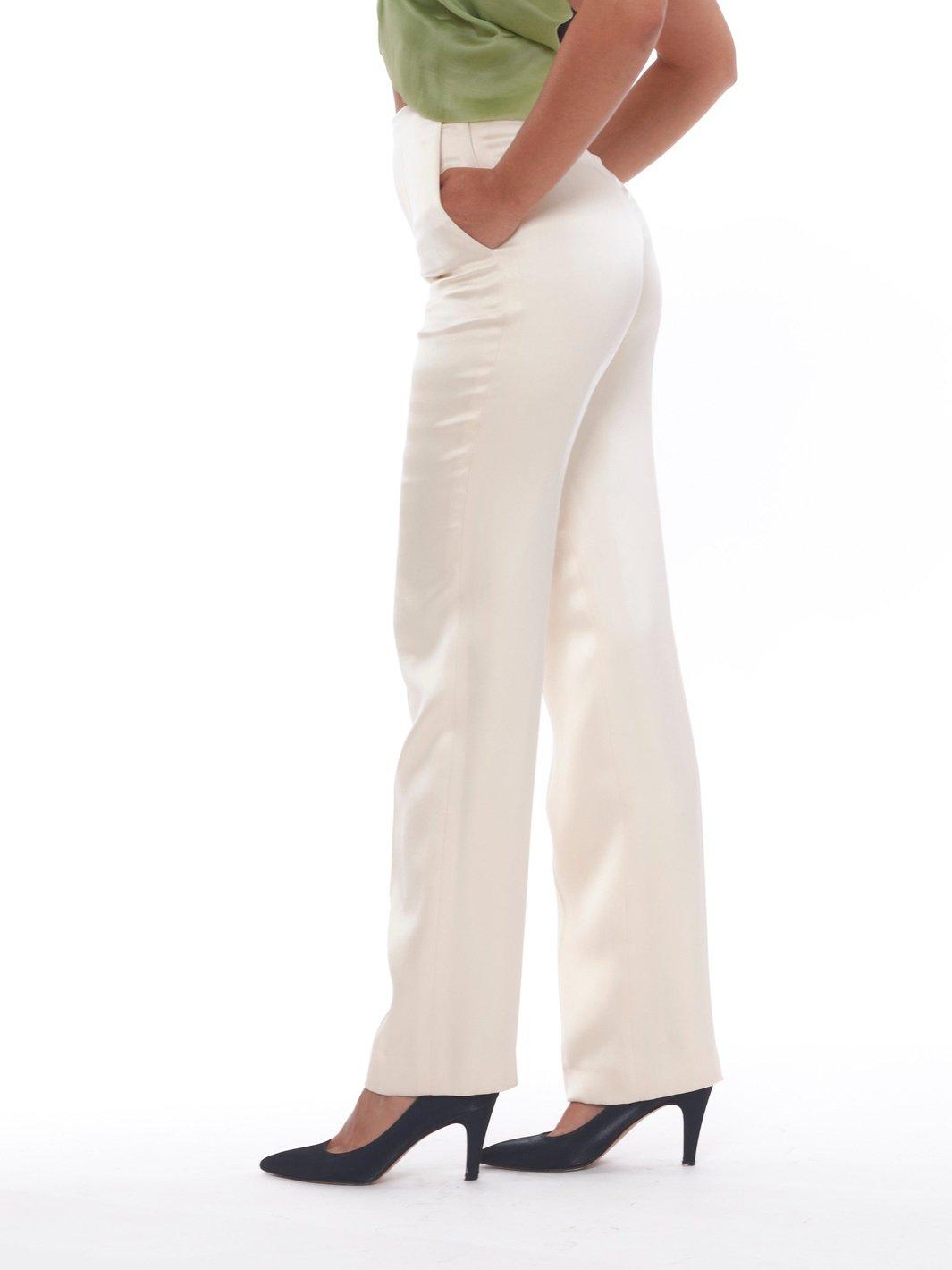 1990s Hermès pants in ivory silk W22051942  Hermès 