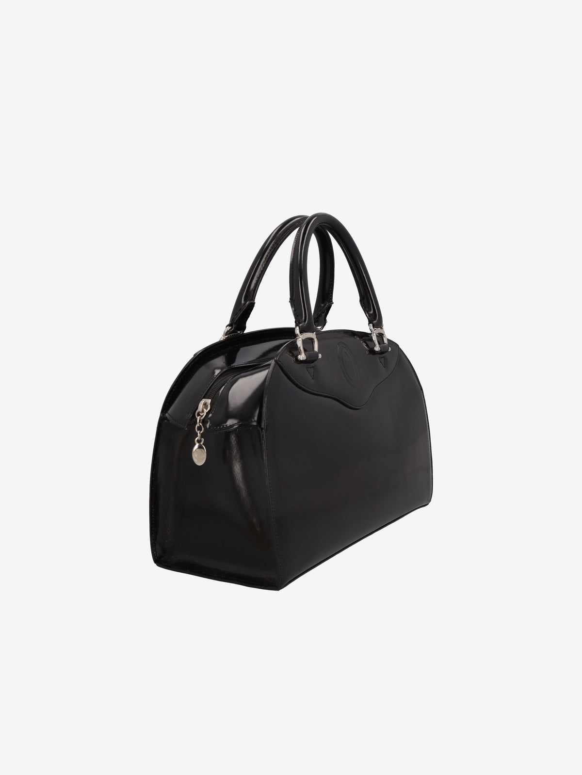 Pollini Black Patent Leather Bag W20260303  Pollini 