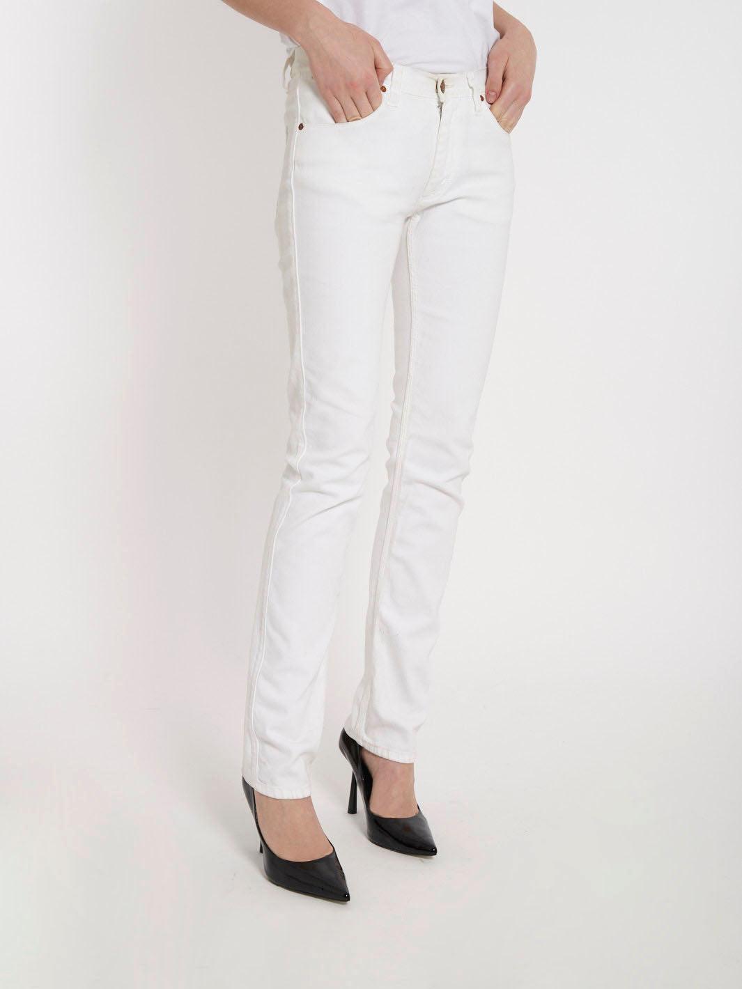 2010 Acne Jeans white slim jeans W22031732  Acne Jeans 