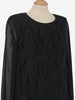 Max Mara 带羽毛的黑色连衣裙