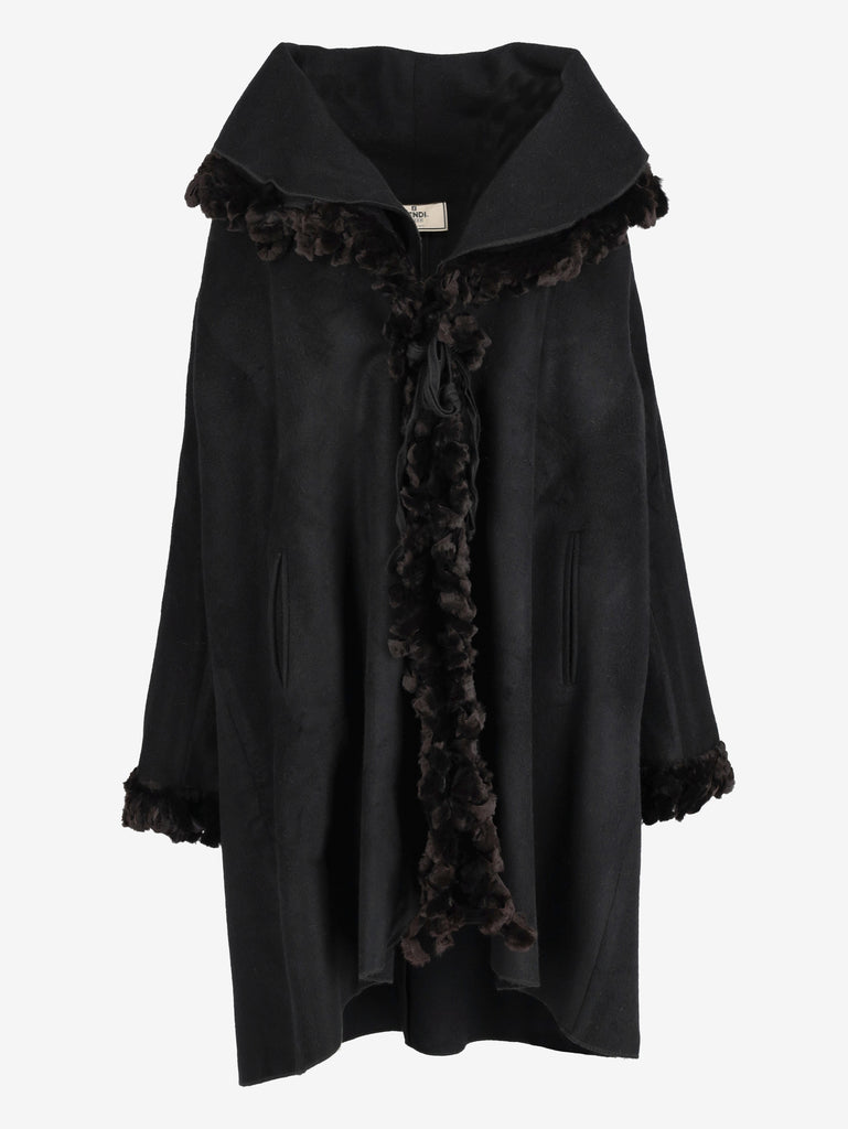 Fendi Coat with Fur Details W2511.115.05  Fendi 