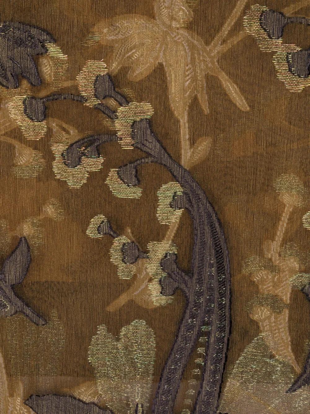 Gianfranco Ferré floral-embroidered sheer scarf WCV241094  Gianfranco Ferré 