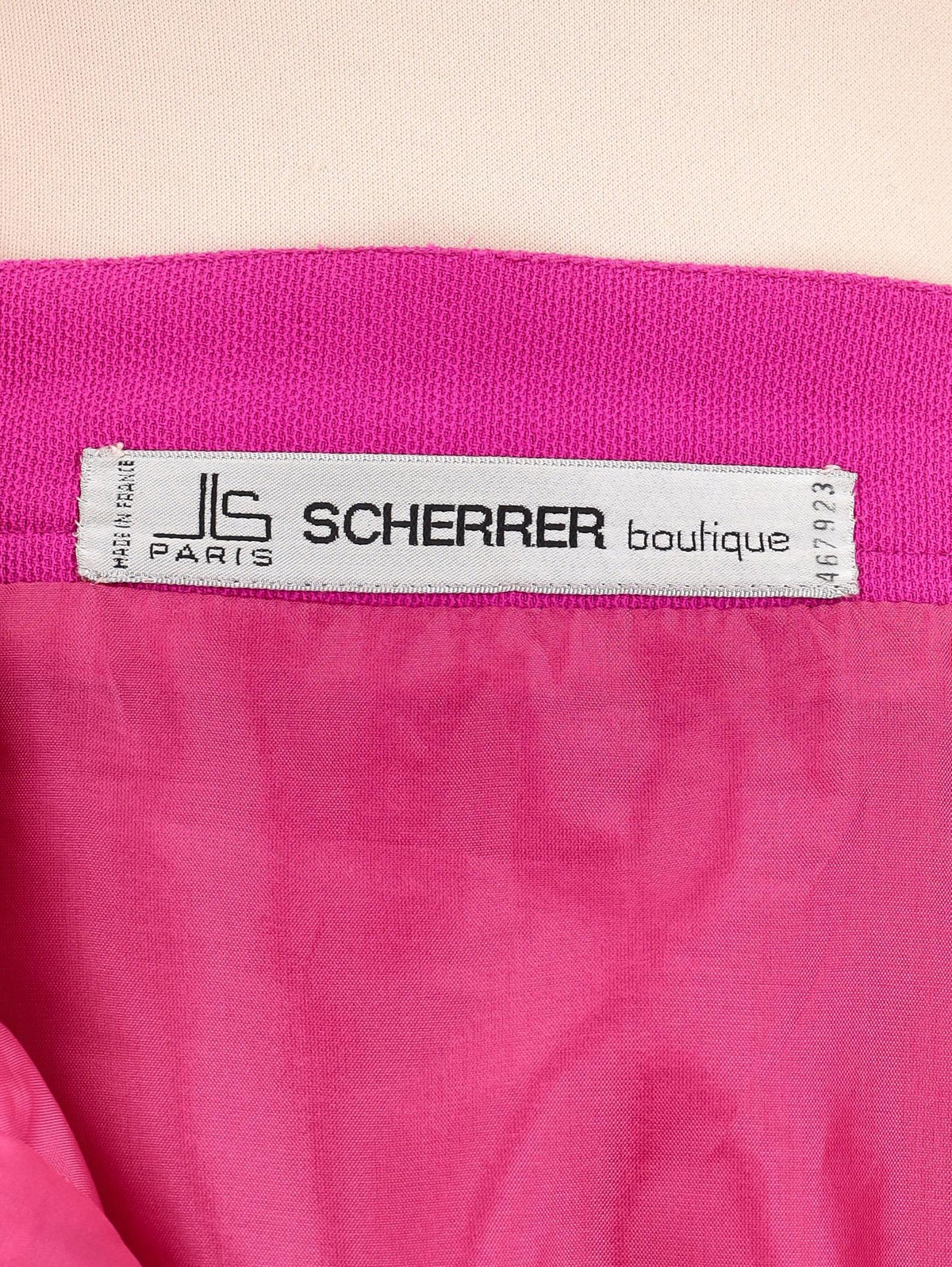 Sherrer Fuchsia Midi Skirt WCV23051857  Vintage 