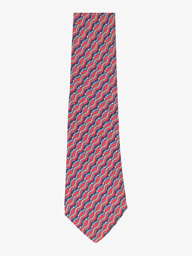 Hermès Waves Print Tie 161225.27  Hermes 