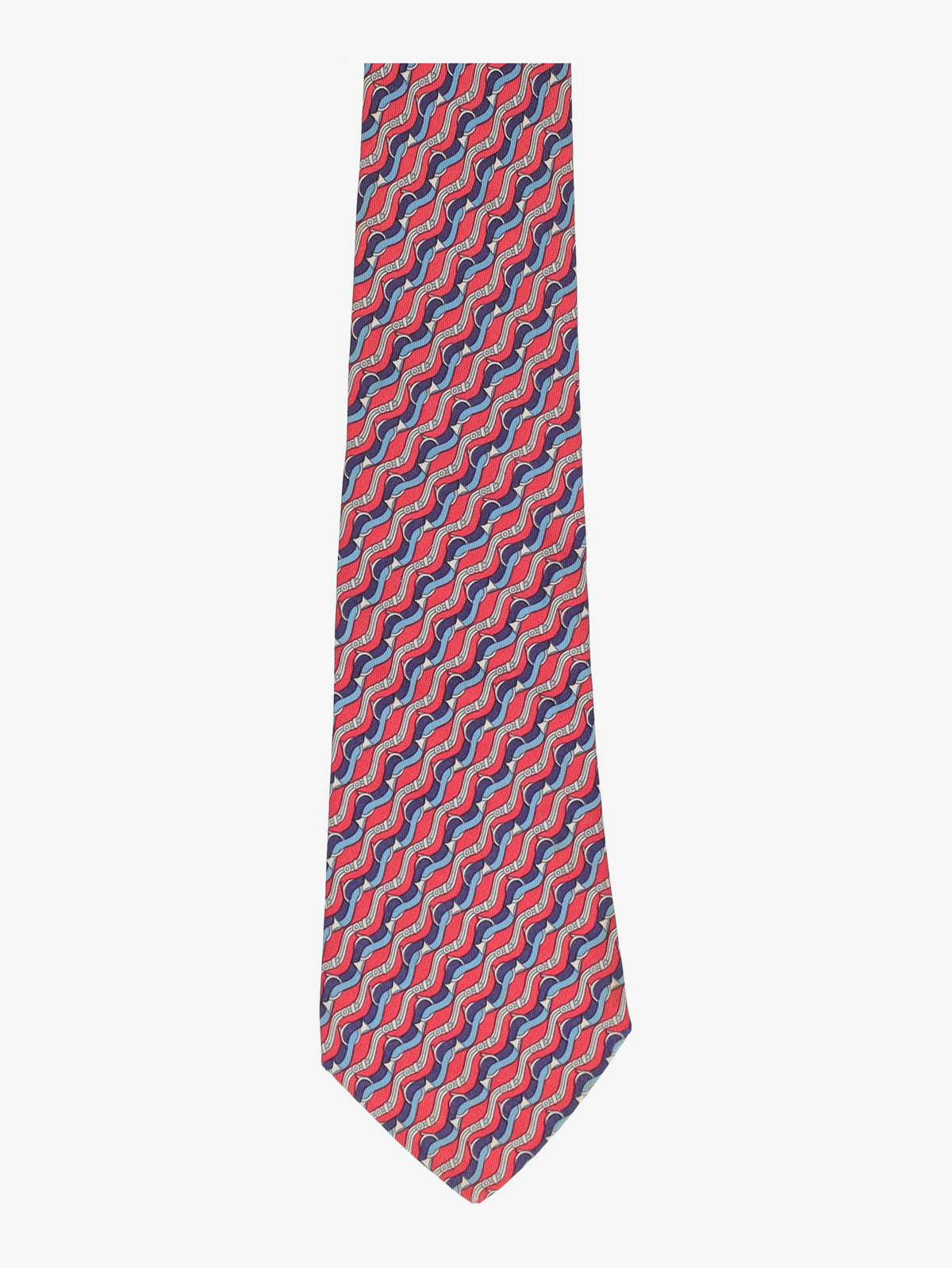 Hermès Waves Print Tie 161225.27  Hermes 
