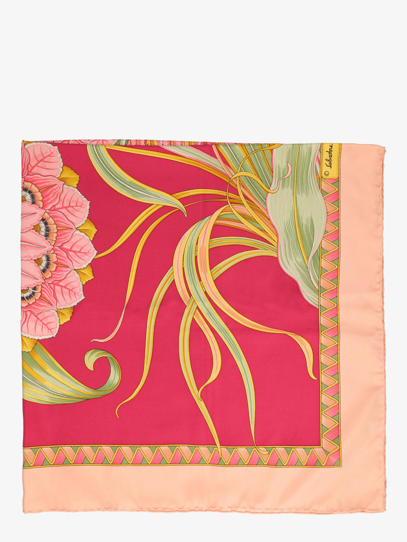Ferragamo Flowered Foulard WCV300625.25  Ferragamo 
