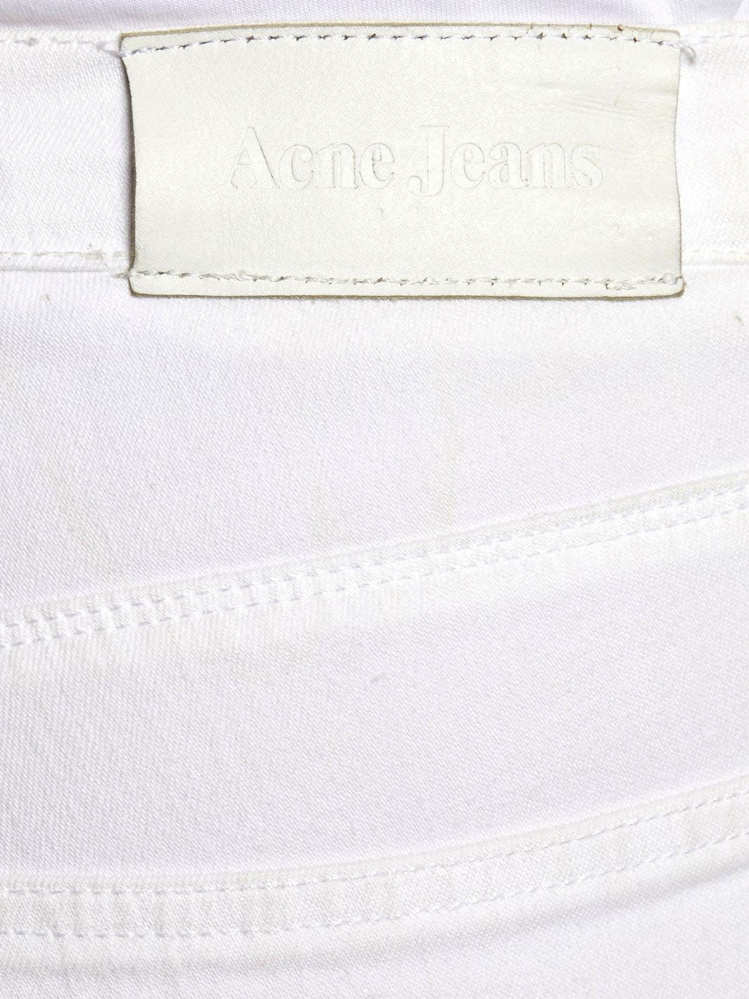 2010 Acne Jeans white slim jeans W22031732  Acne Jeans 