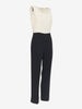 Piano Line of Max Mara Jumpsuit White Black