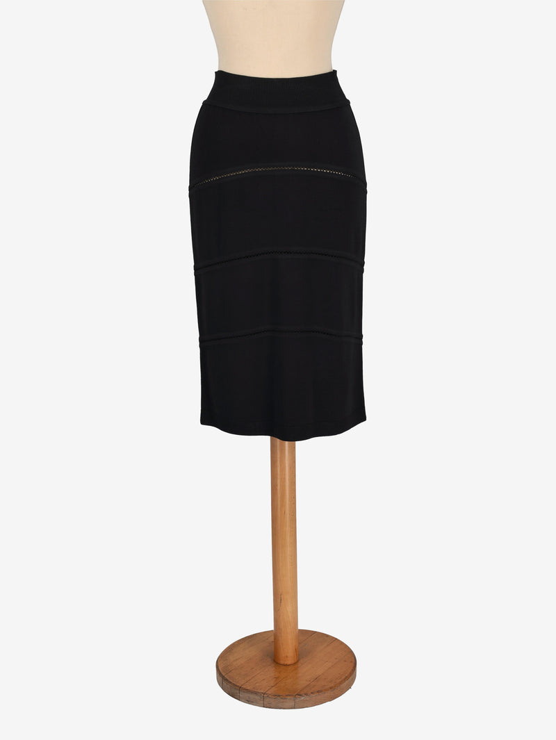 Alaïa Black Pencil Skirt WCV1004316  Alaïa 