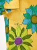 Gio Caré yellow flowered shirt with three-button closure, 70s M1703457  Gio Carè 