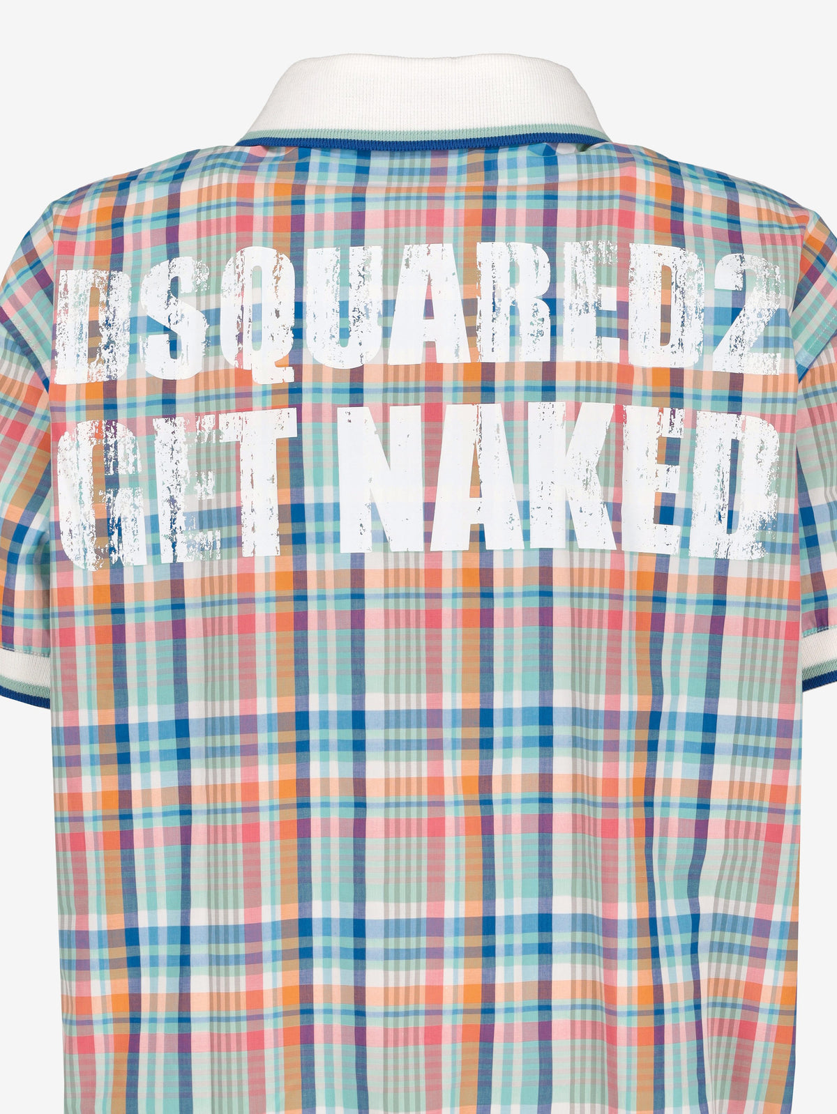 Dsquared2 Preppy Pastel Check Polo Shirt CVM26.23.110  Dsquared² 