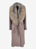Max & Co. Wool Coat with Faux Fur Collar CVM26.22.9  Max & Co 