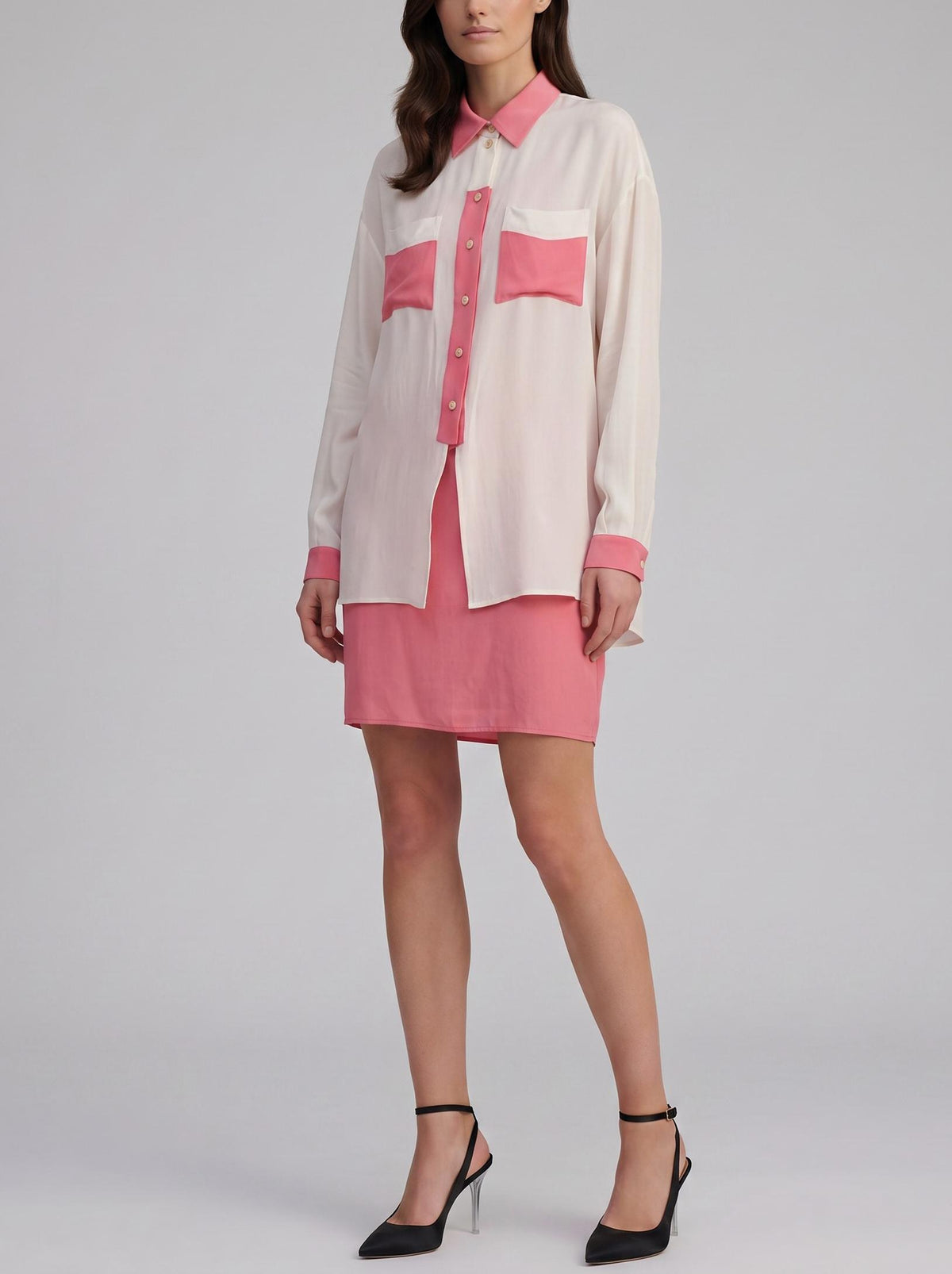 Fendi Shirt & Dress Two-Piece Set W150626.15  Fendi 
