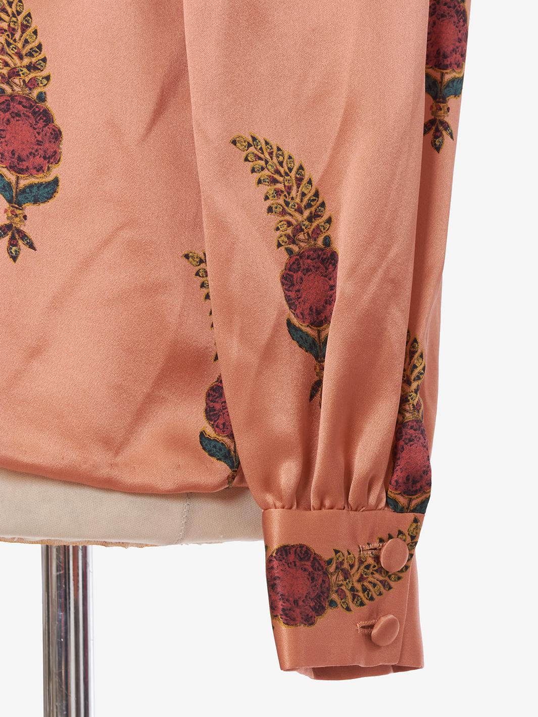 André Laug Pink shirt with sash