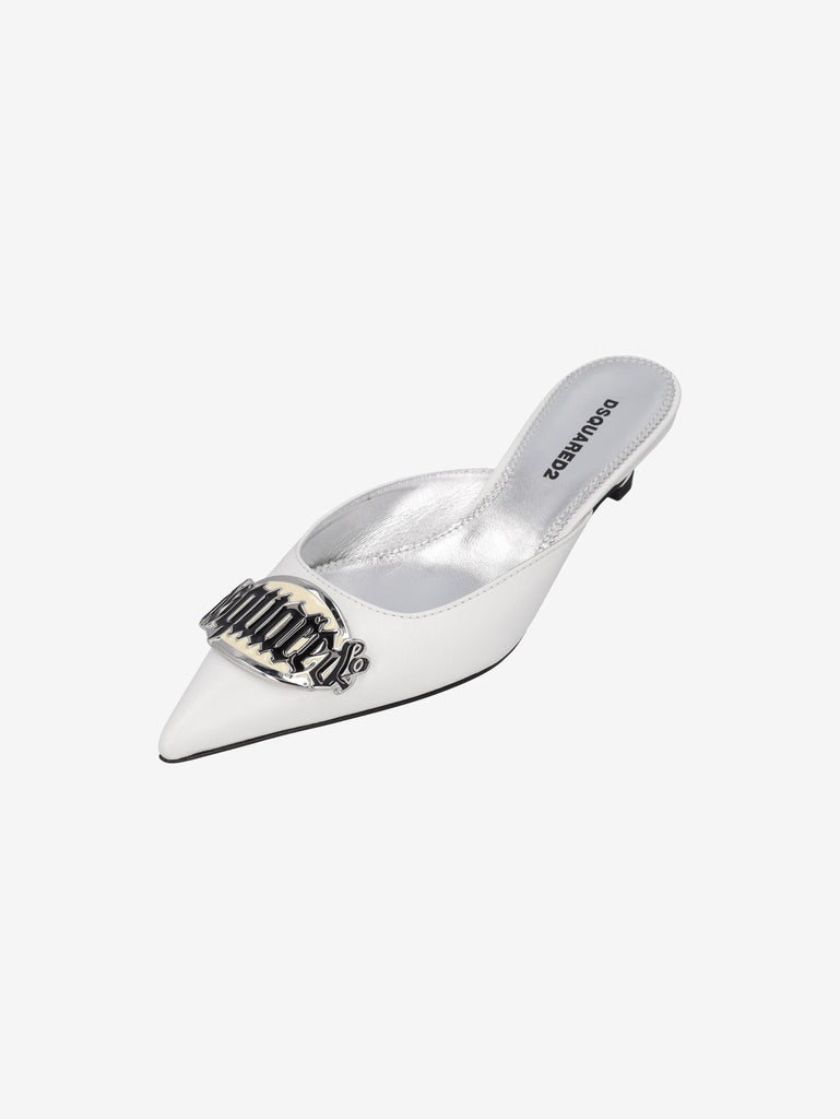 Dsquared2 Gothic Leather Mule Sandals CVM26.23.183  Dsquared² 