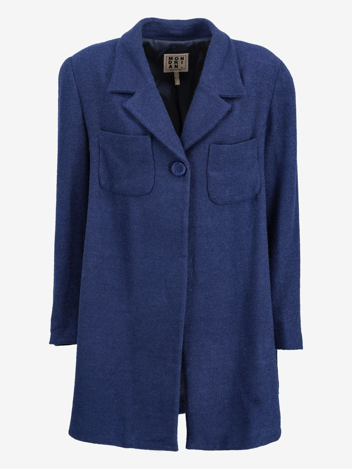 Mondrian Blue Wool Jacket