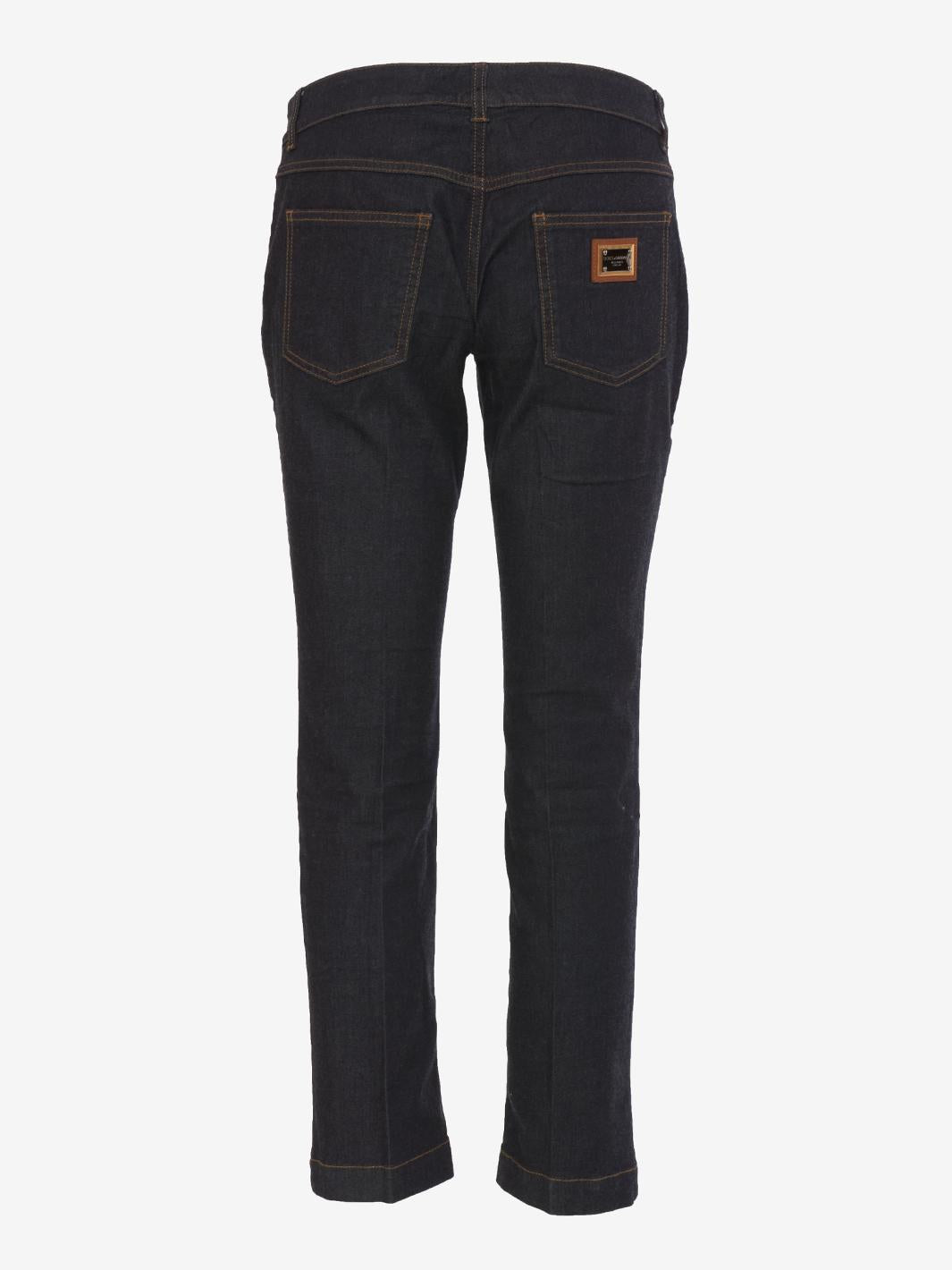 Dolce & Gabbana Straight Low Waist Jeans