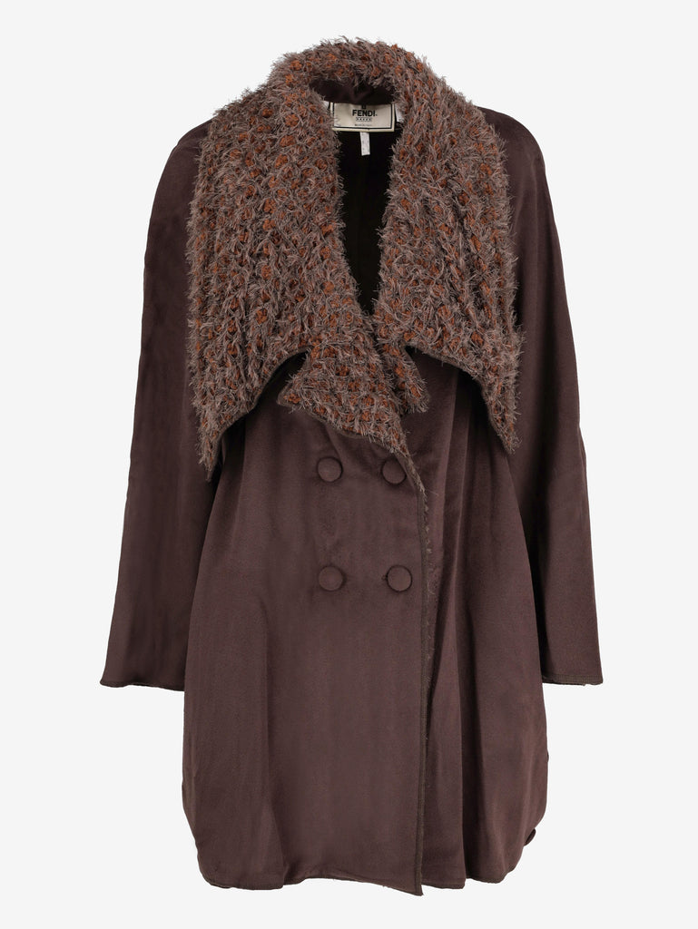 Fendi Brown Coat W2511.66  Fendi 