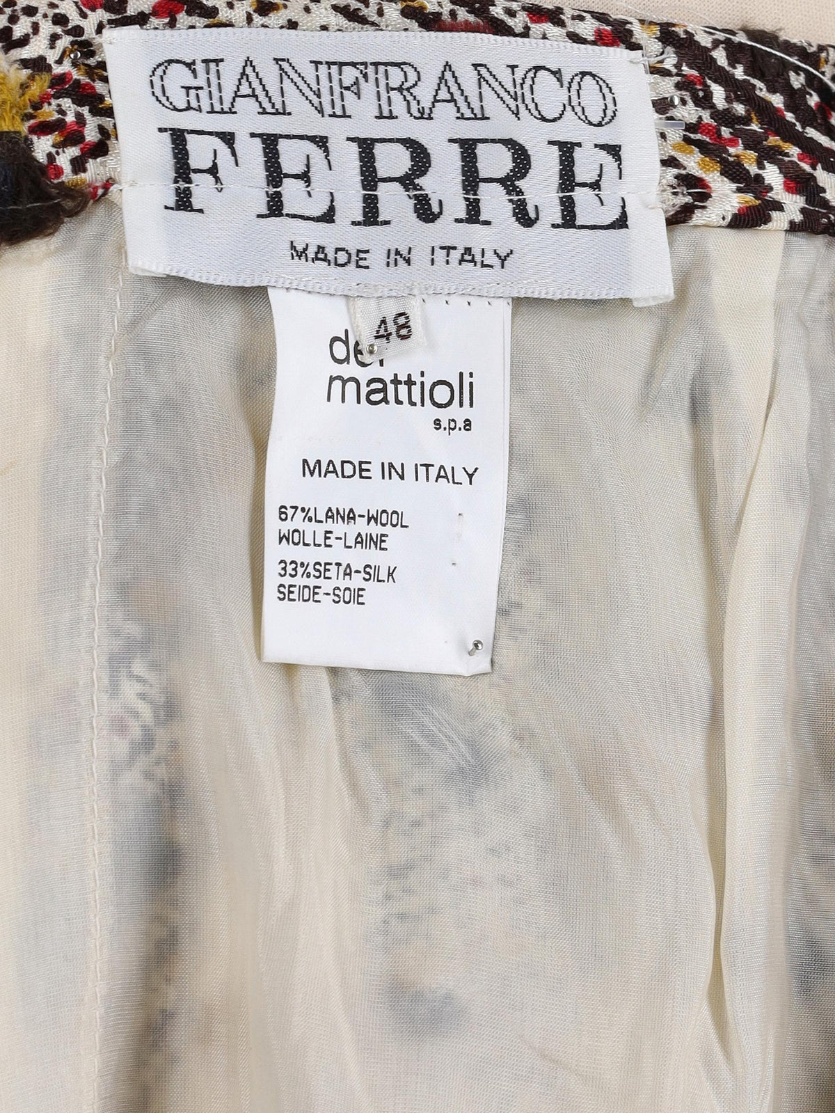 Gianfranco Ferrè 羊毛半身裙