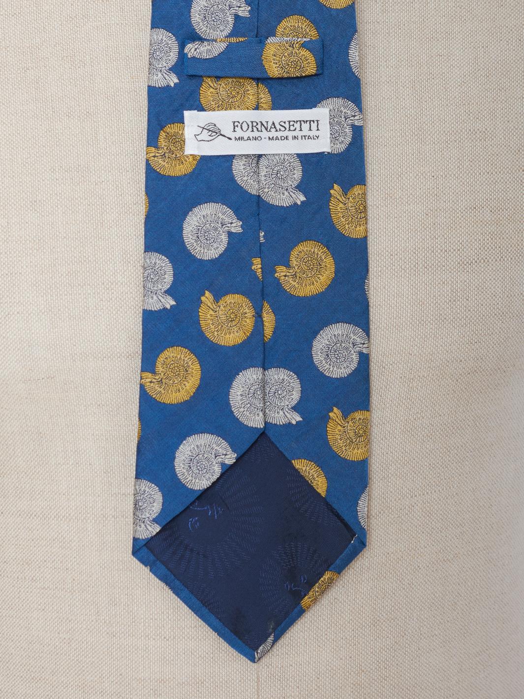 Fornasetti Silk Tie with Heart Print W23092202  Fornasetti 
