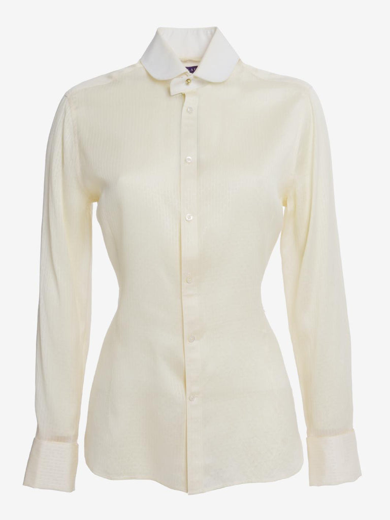 Ralph Lauren 真丝象牙色衬衫