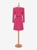 Juanita Sabbadini Fuchsia Wool Crepe Tailleur