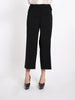 Y2K Prada black cropped woollen pants with buttons on the front W2203177  Prada 