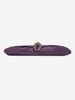 Clutch bag in purple satin