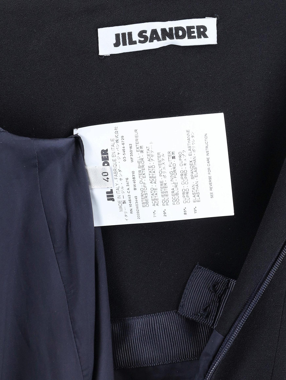 Jil Sander Hourglass Dress WCV241010231  Jil Sander 