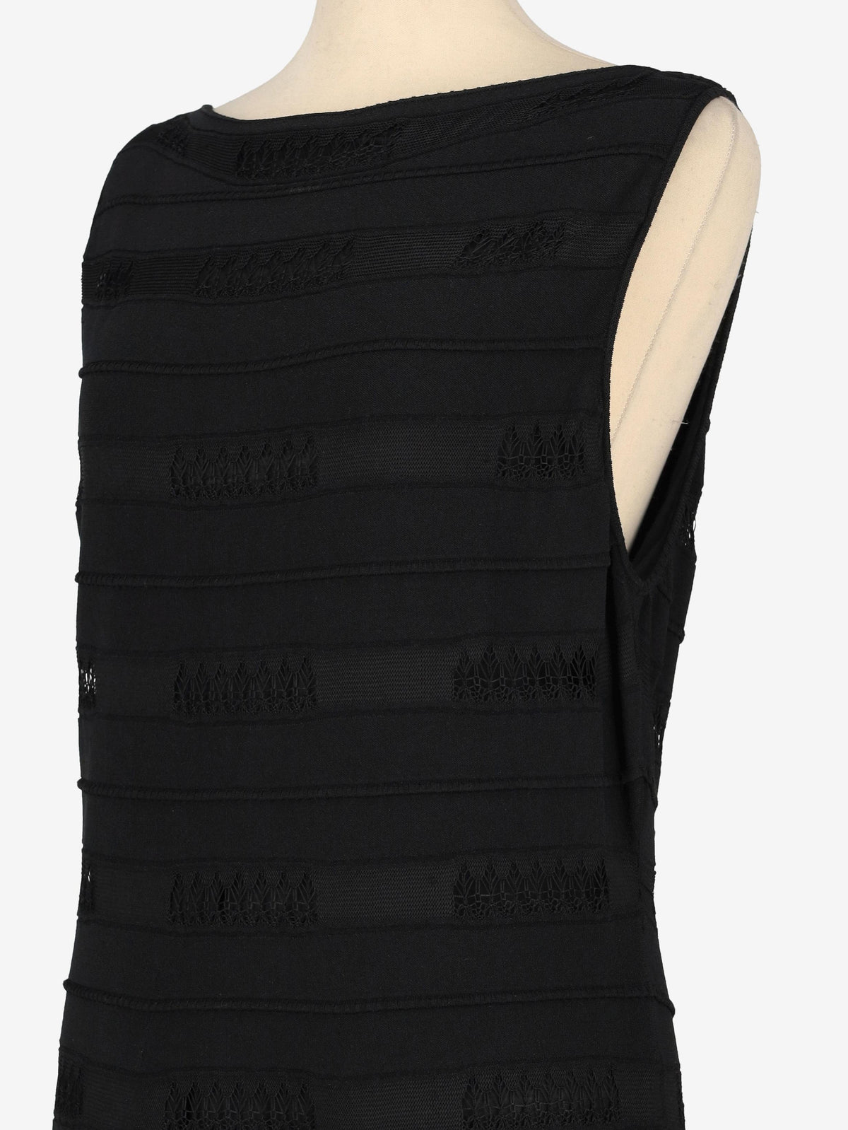 Malo Black Sleeveless Dress WCV241010142  Malo 