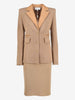 Basile Beige Two-Piece With Leather Inserts W2511.55  Vintage 