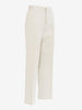 Aspesi Ivory Cotton Trousers