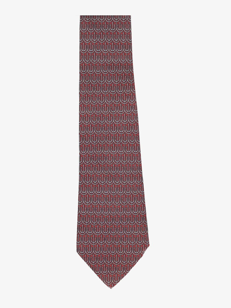 Hermès Horseshoe Print Tie 161225.18  Hermes 