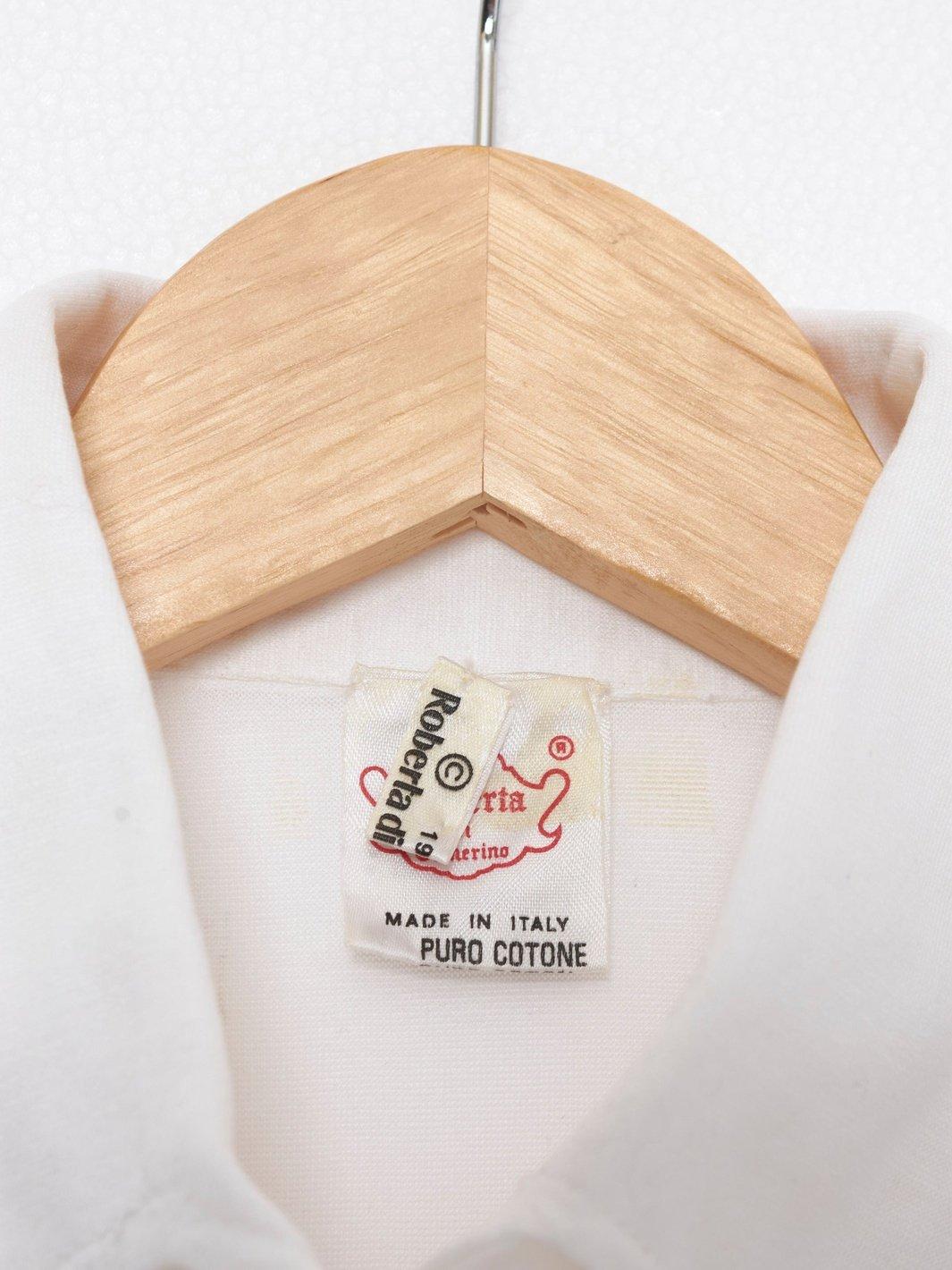 1970s Roberta Di Camerino polo shirt in white cotton W22051919  Roberta di Camerino 
