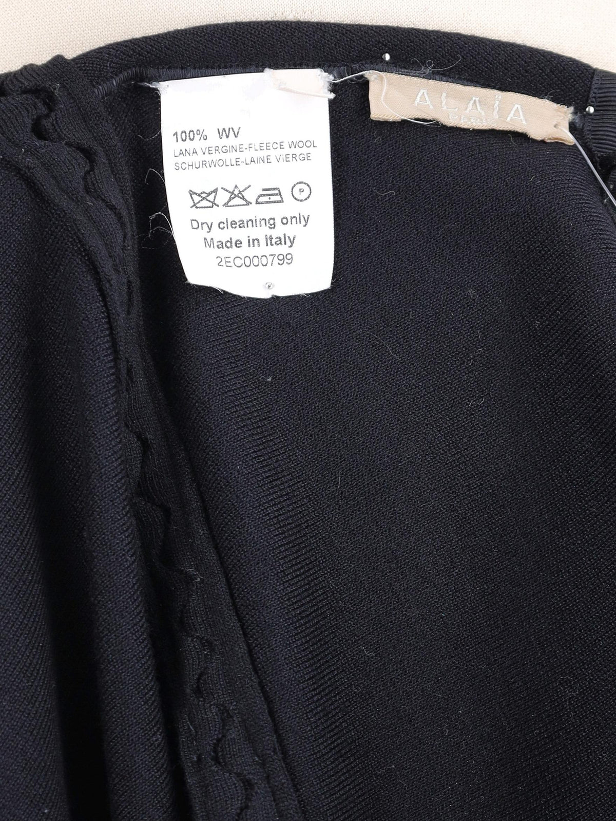 Alaia Wool Midi Skirt