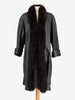 Vintage Leather Trench Coat W24121245  Vintage 