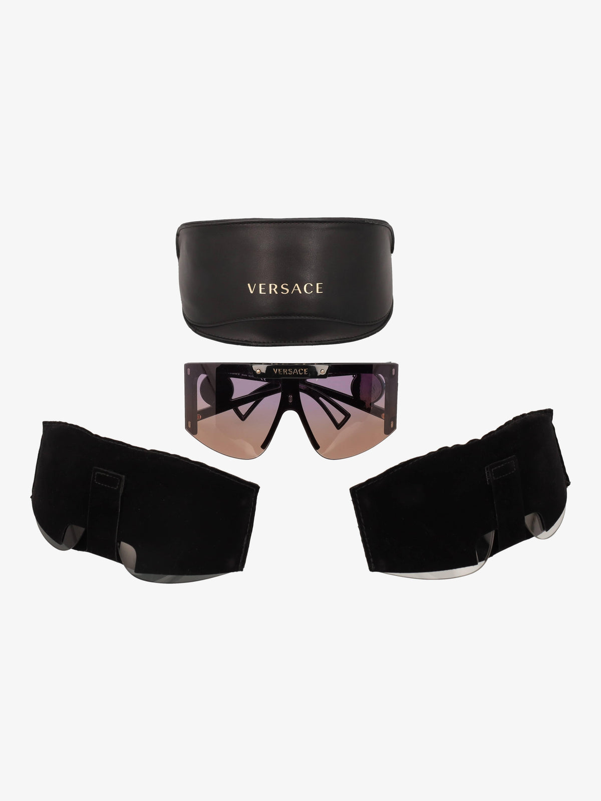 Versace Sunglasses Shield With Interchangeable Lenses WCV250882.03  Versace 