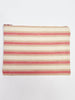 Y2K Cavalli e Nastri canvas clutch and red and cream stripes W22033122  Cavalli e Nastri 