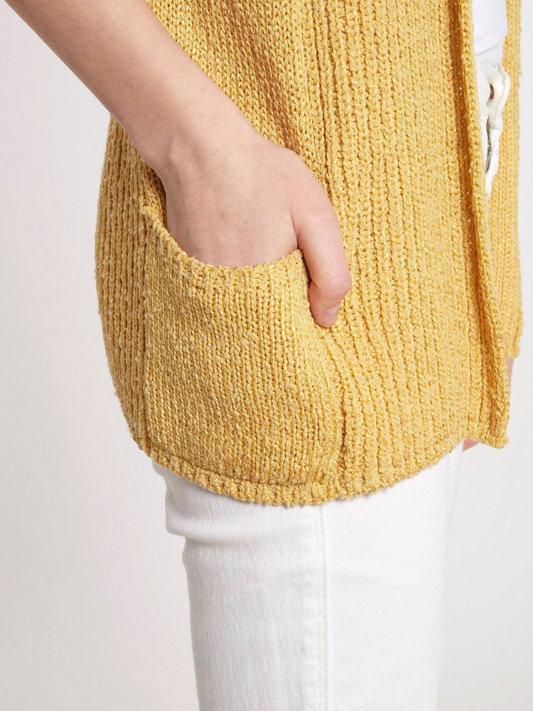 1970s Missoni yellow ochre coloured vest 11022214  Missoni 