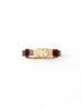1980s Correani rigid bracelet with crocodile patterned  strap and W22033025  Correani 