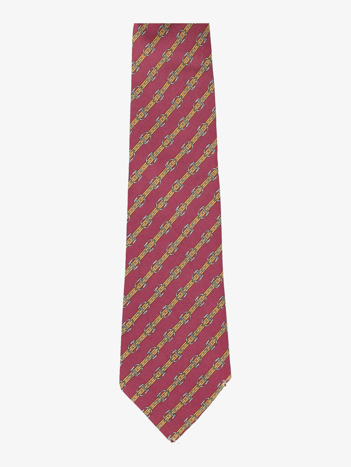 Hermès Bridle Print Tie 161225.35  Hermes 