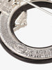 Kenneth Jay Lane Black Decò Circle Brooch CVR24.1.139  Kenneth Jay Lane 