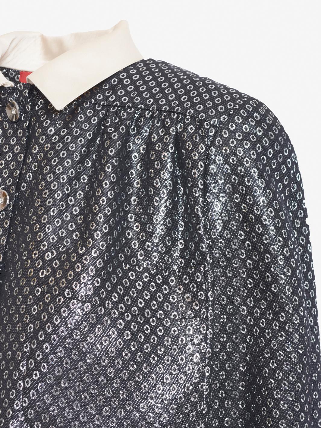 Valentino Line 'Night' 真丝衬衫