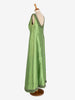 Satin Beaded Long Dress - 60s M1701749  Vintage 