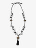 Moschino Tassel And Stones Necklace