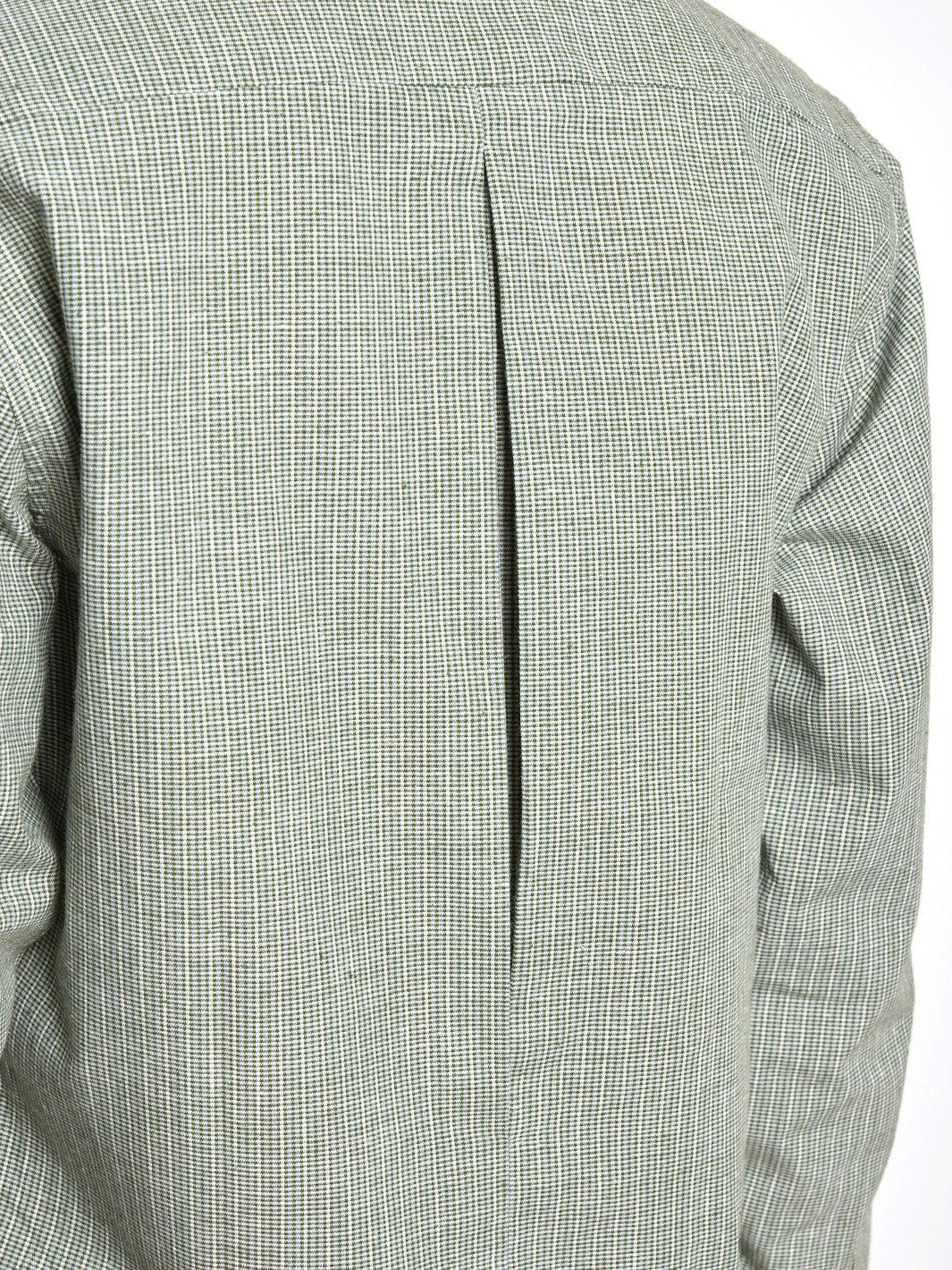 1970s Levi's button-down shirt in green and white melange W2203179  Levi's 